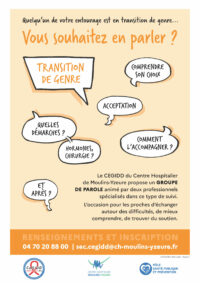 Affiche - Groupe parole transition de genre